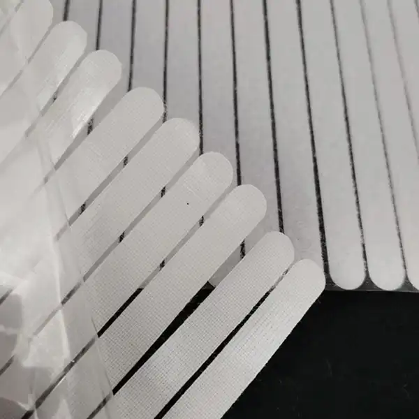 Self-adhesive hook and loop tape